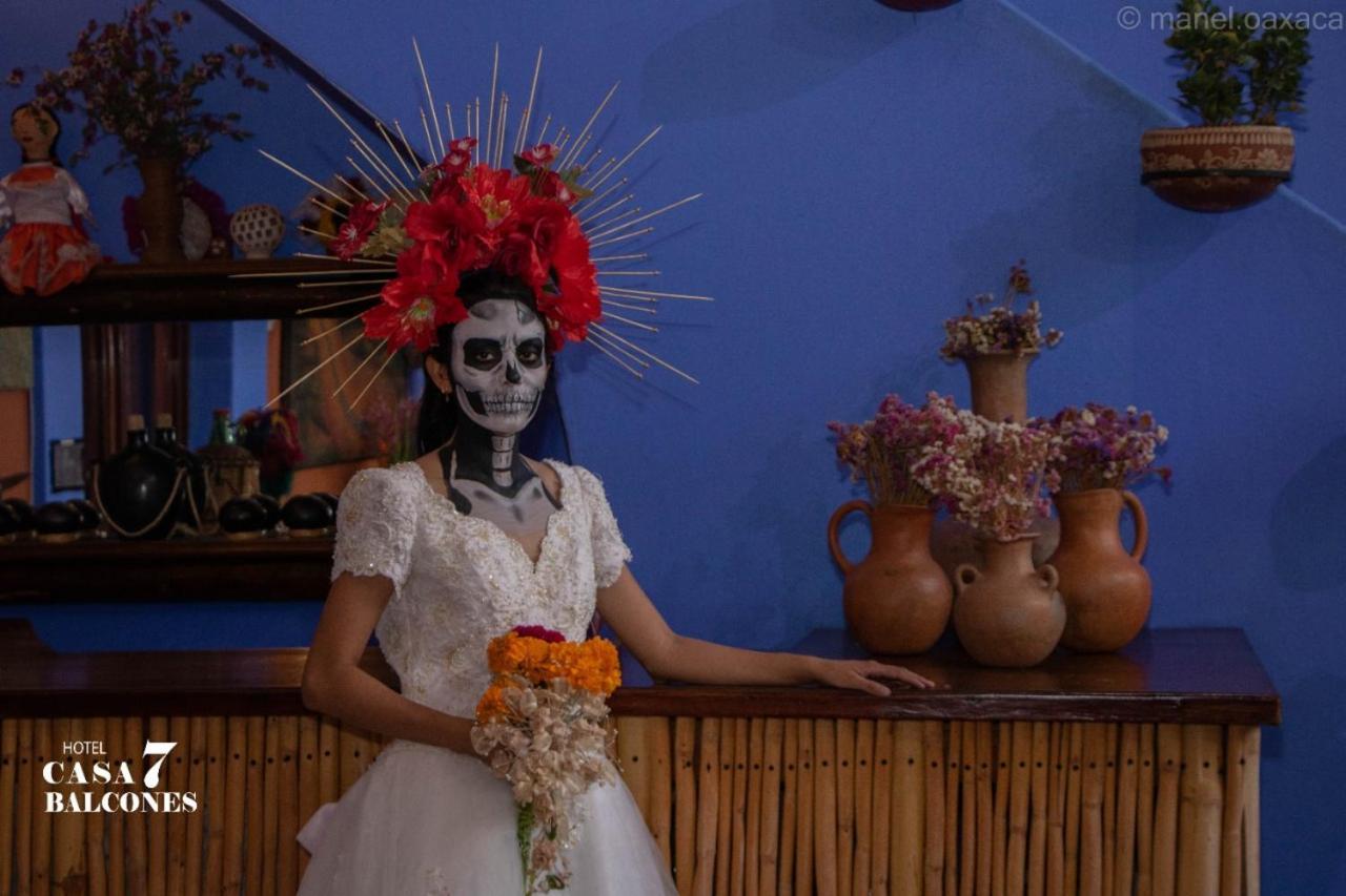 Casa De Siete Balcones Hotel Boutique 오아하카주 외부 사진